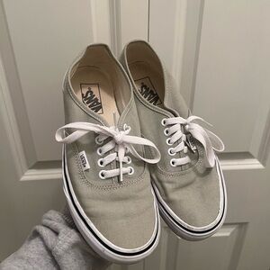 Vans Light Green Canvas Shoes